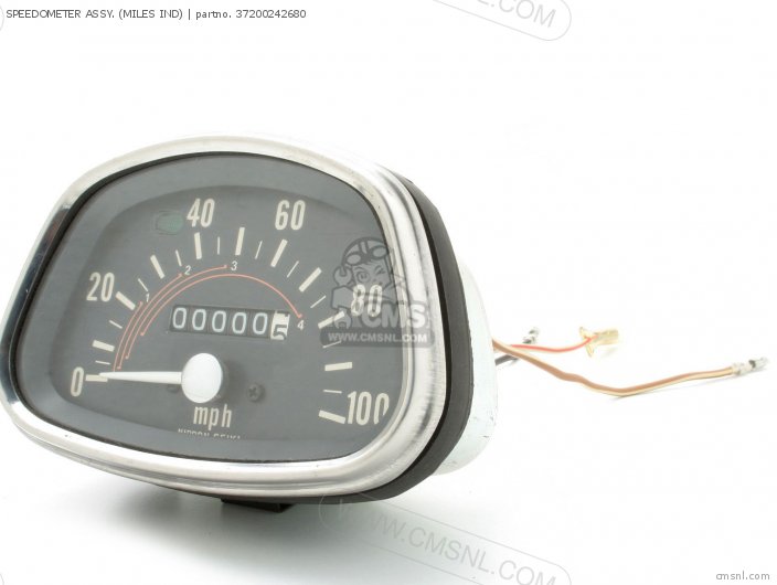Speedometer Assy. (miles Ind) photo