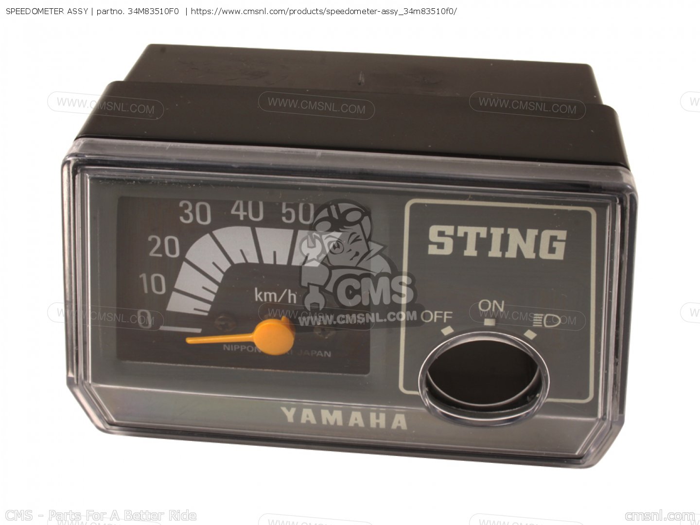 34M83510F0 Speedometer Assy Yamaha buy the 34M83510F0 at CMSNL