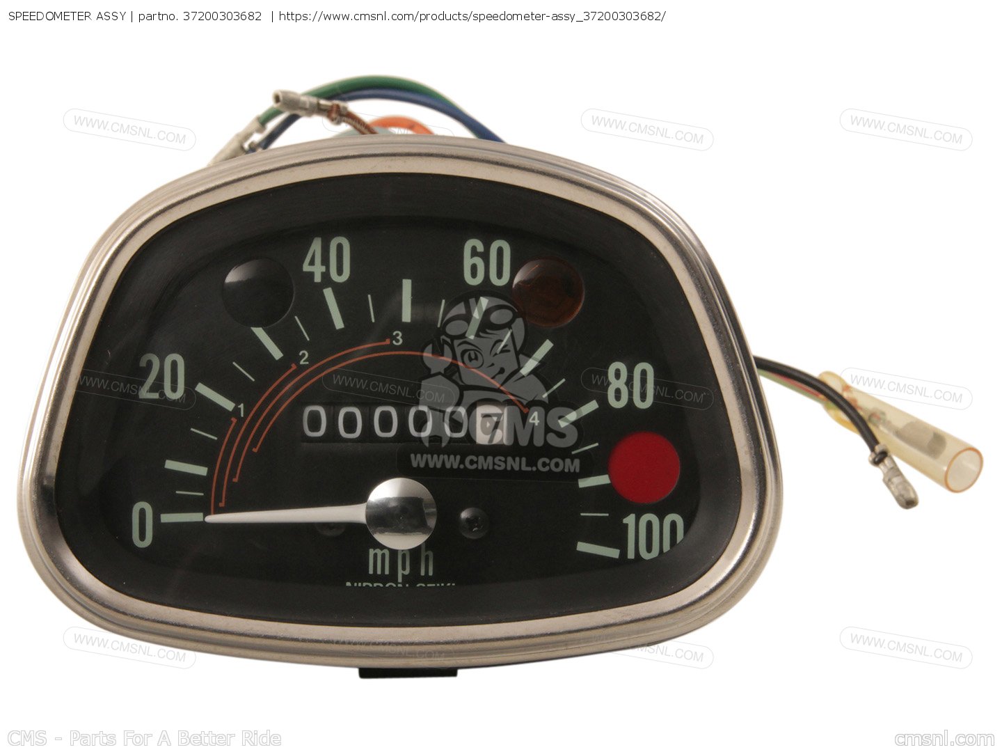 SPEEDOMETER ASSY for CD175 K4 CANADA - order at CMSNL