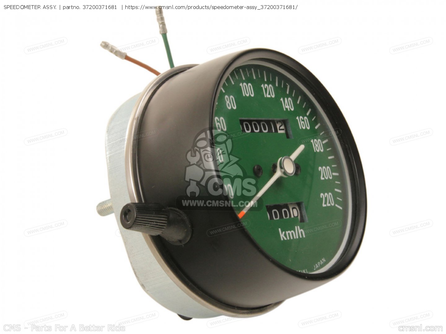 SPEEDOMETER ASSY. for GL1000K1 U.S.A order at CMSNL