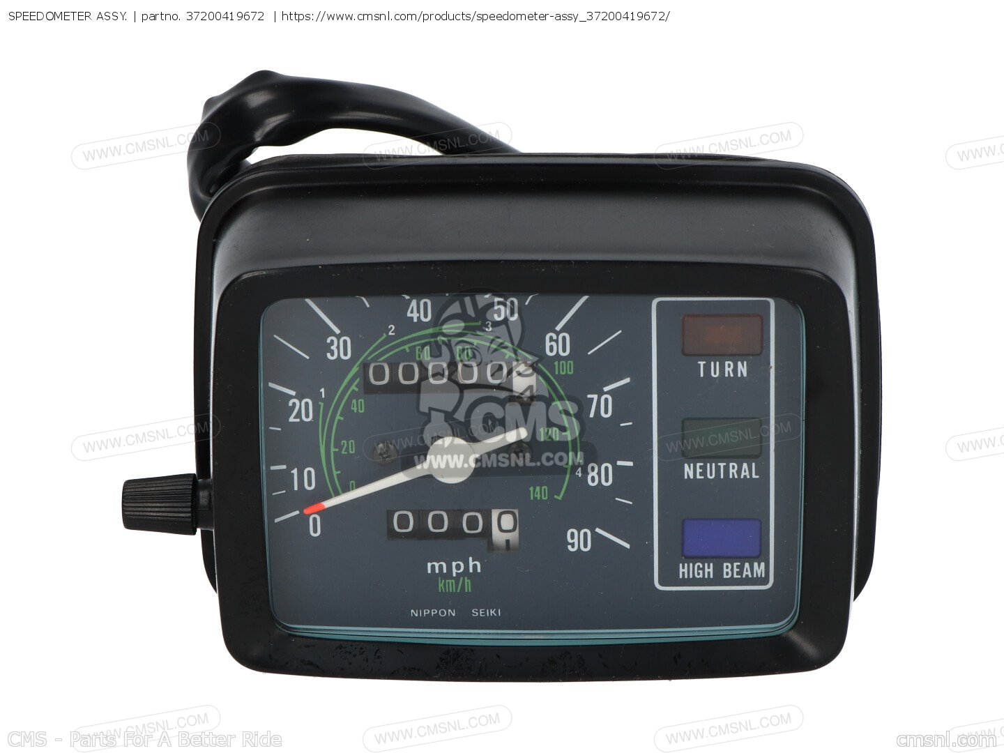 37200419672: Speedometer Assy. Honda - buy the 37200-419-672 at CMSNL