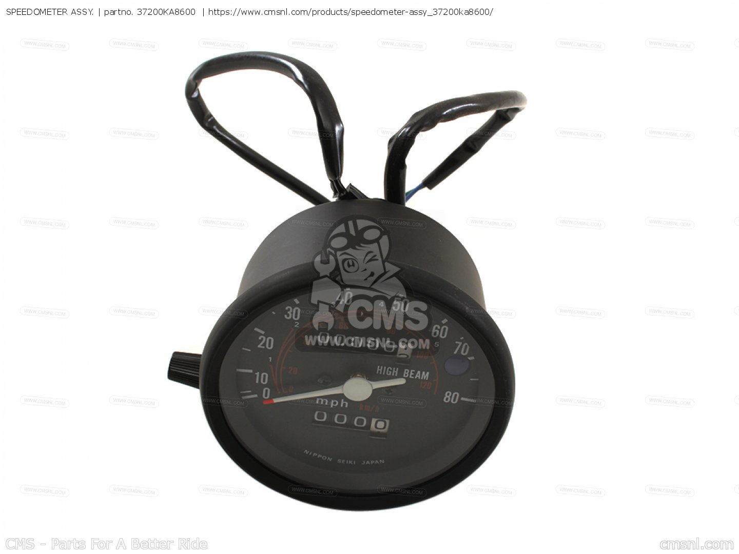 37200KA8600 Speedometer Assy. Honda buy the 37200KA8600 at CMSNL