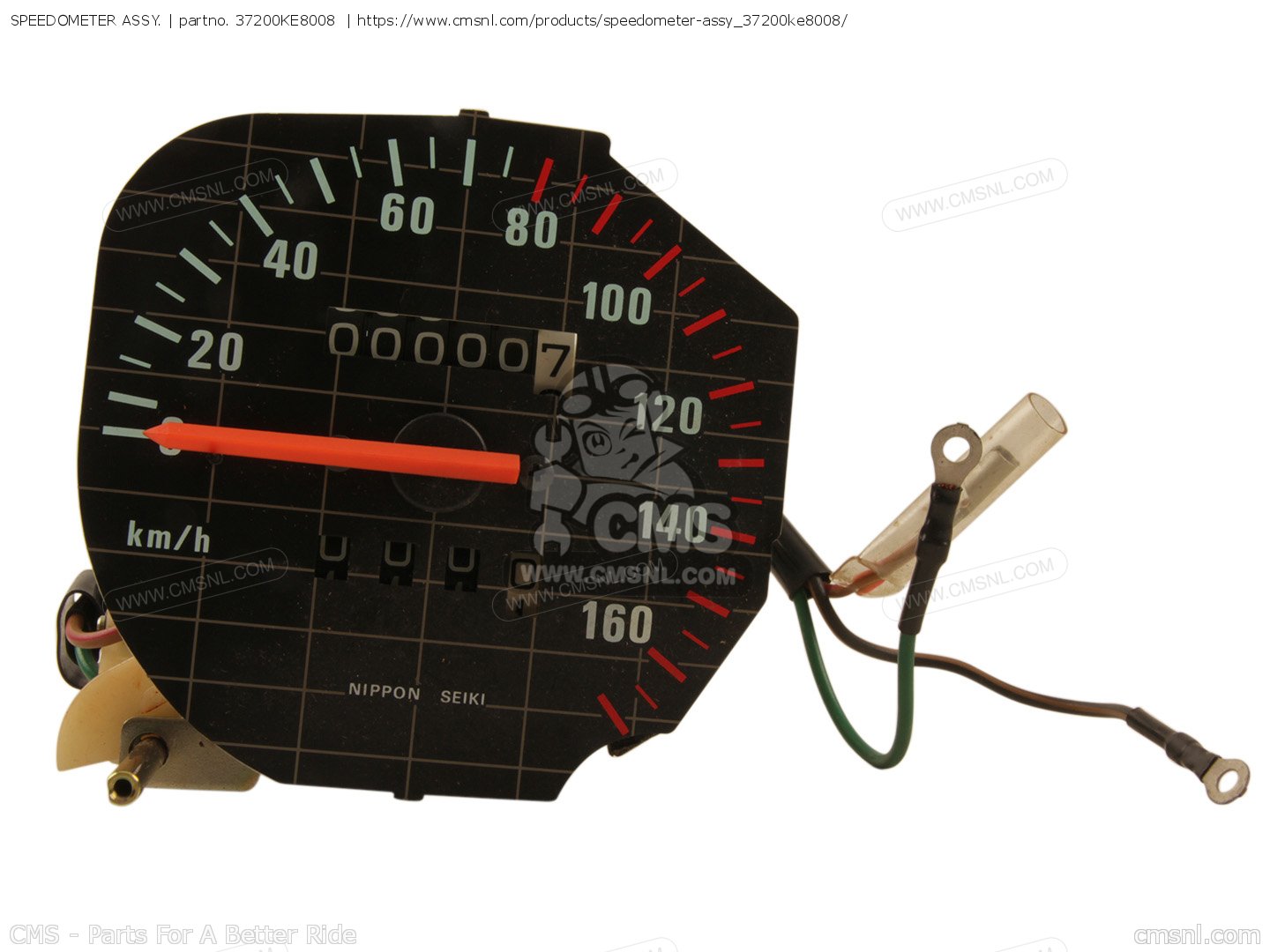 37200KE8008 Speedometer Assy. Honda buy the 37200KE8008 at CMSNL