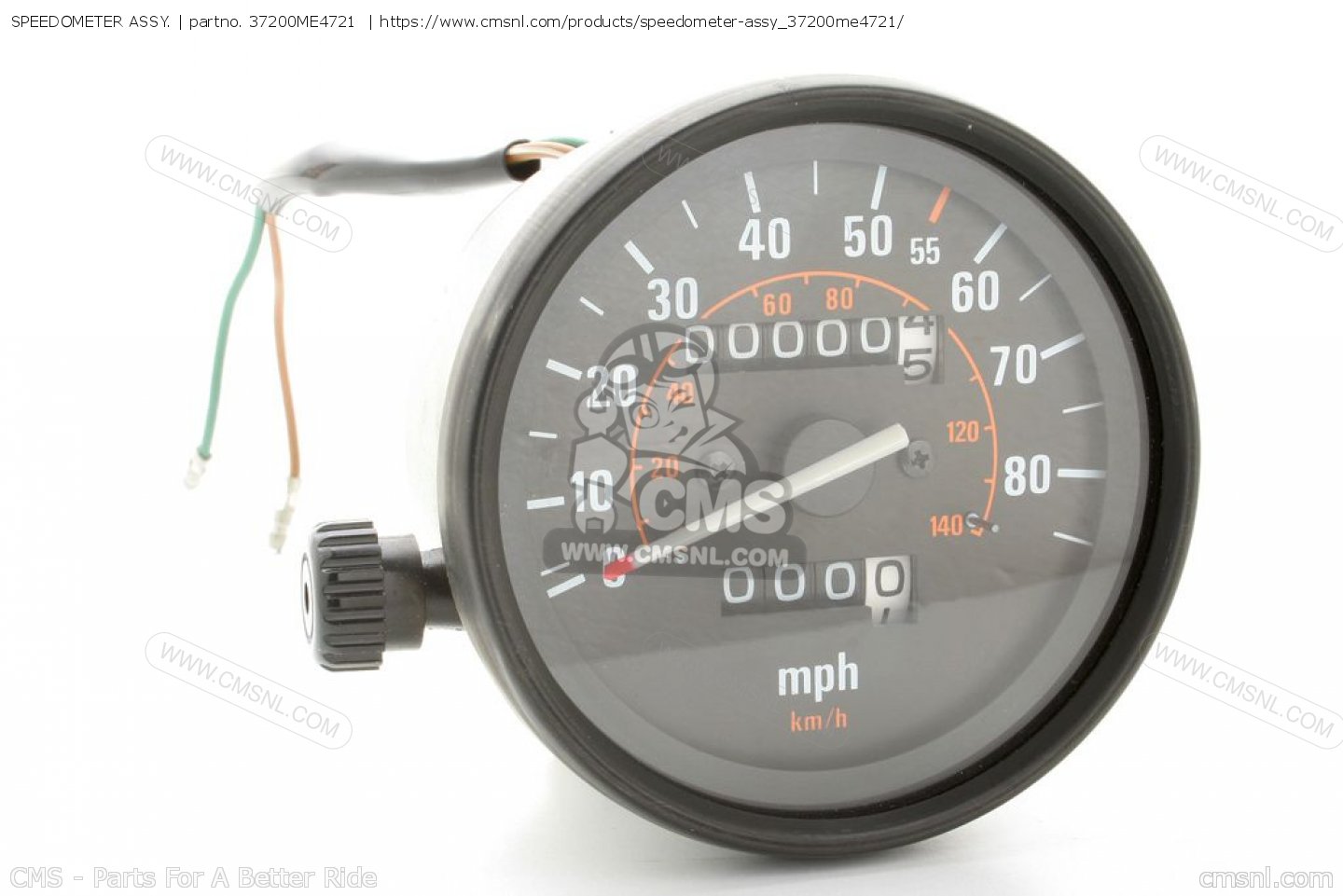 37200ME4721 Speedometer Assy. Honda buy the 37200ME4721 at CMSNL