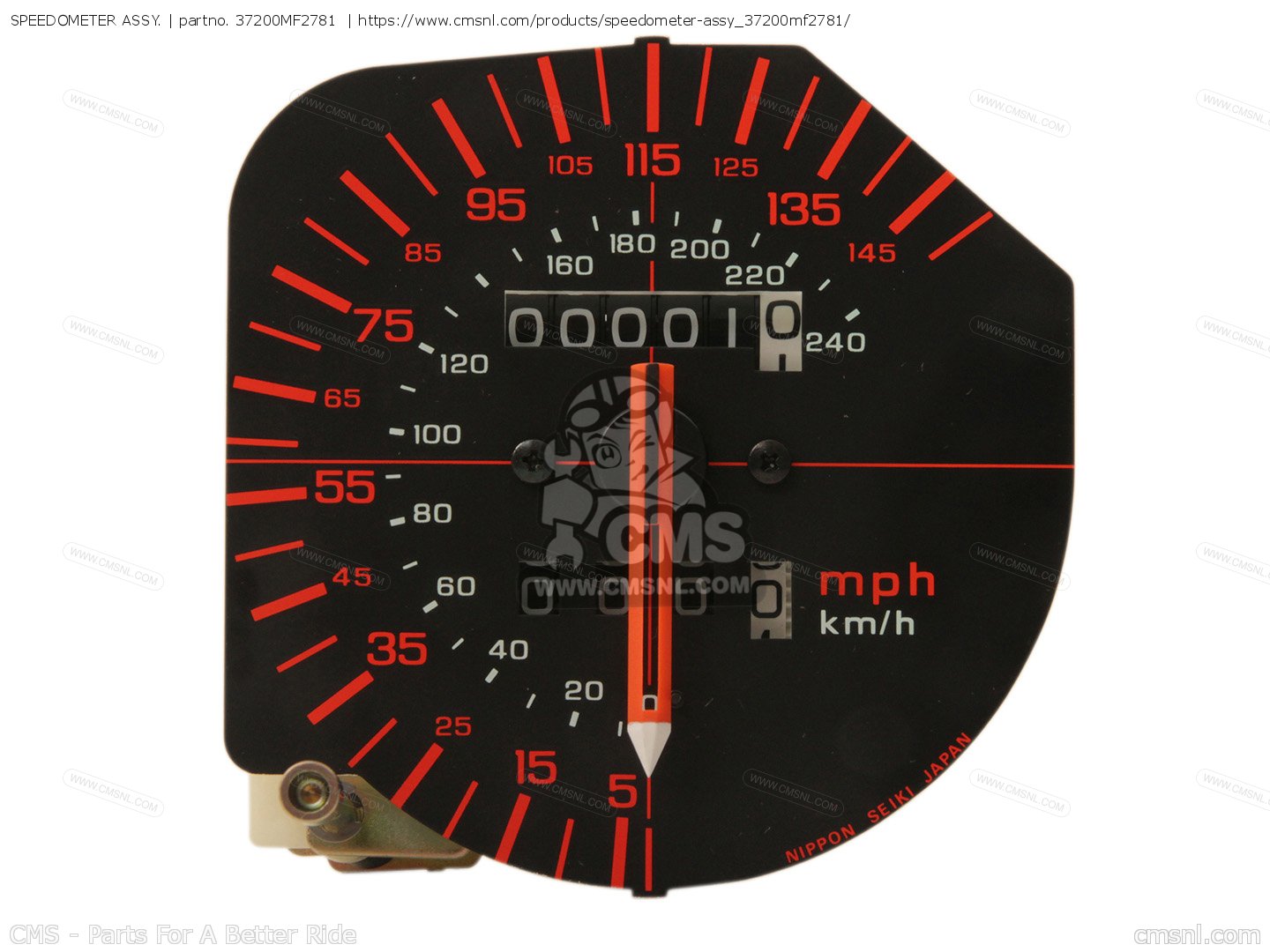 37200MF2781 Speedometer Assy. Honda buy the 37200MF2781 at CMSNL