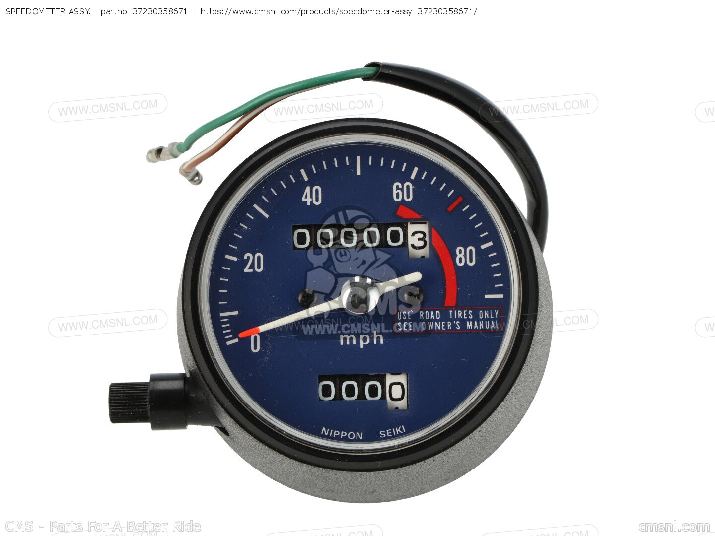 37230358671 Speedometer Assy. Honda buy the 37230358671 at CMSNL
