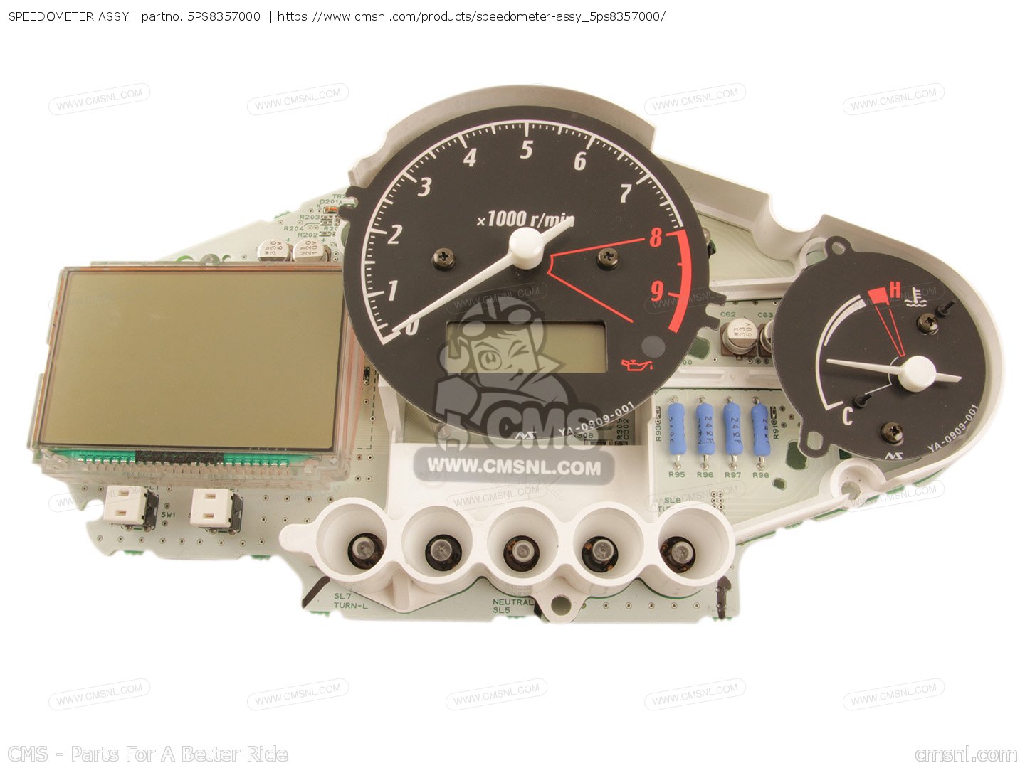SPEEDOMETER ASSY for Yamaha - order at CMSNL