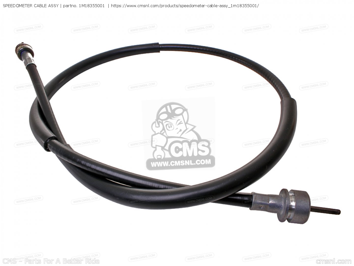 SPEEDOMETER CABLE ASSY for DT125 1979 USA order at CMSNL