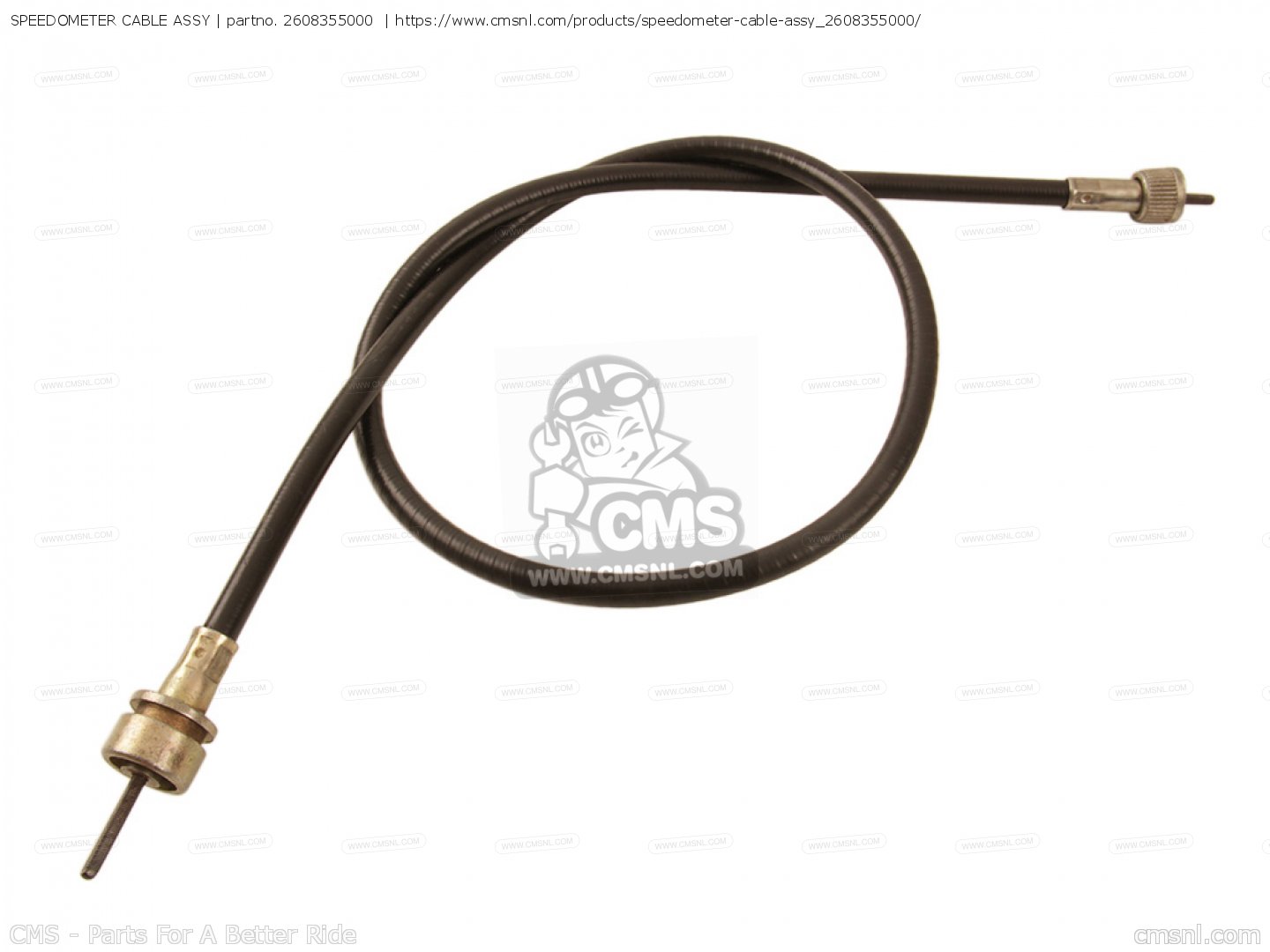 SPEEDOMETER CABLE ASSY for FS1E 1975 REUNION TYPE 394 order at CMSNL