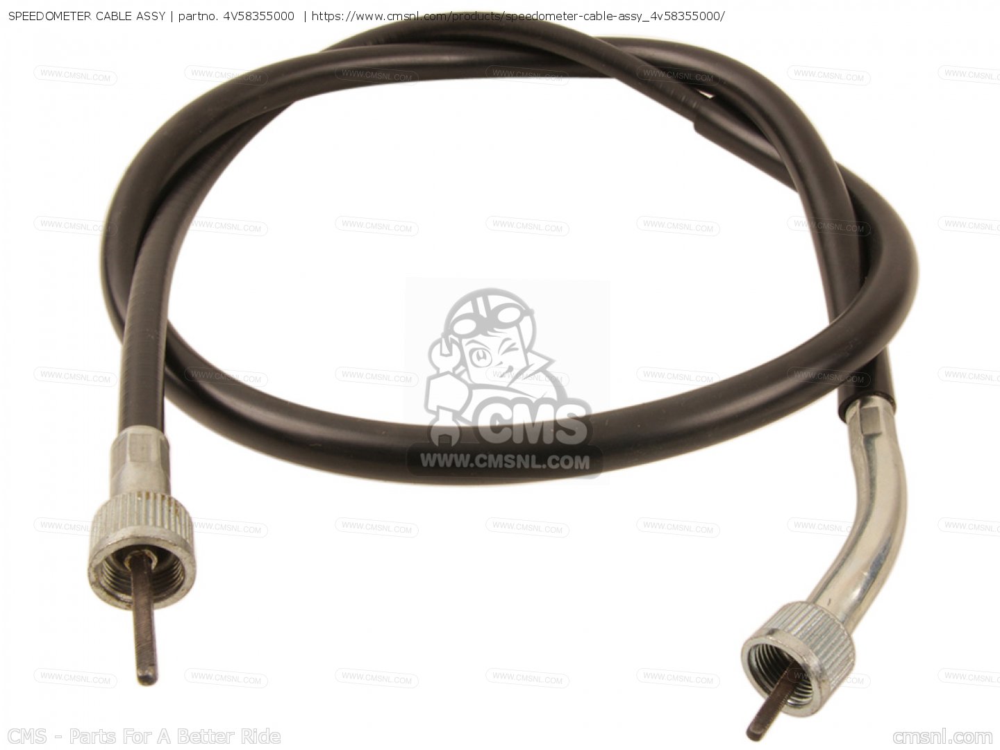 4V58355000 Speedometer Cable Assy Yamaha buy the 4V58355000 at CMSNL