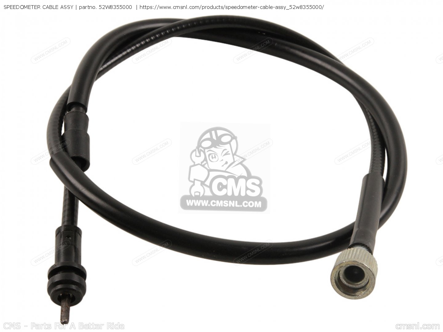 52W8355000 Speedometer Cable Assy Yamaha buy the 52W8355000 at CMSNL
