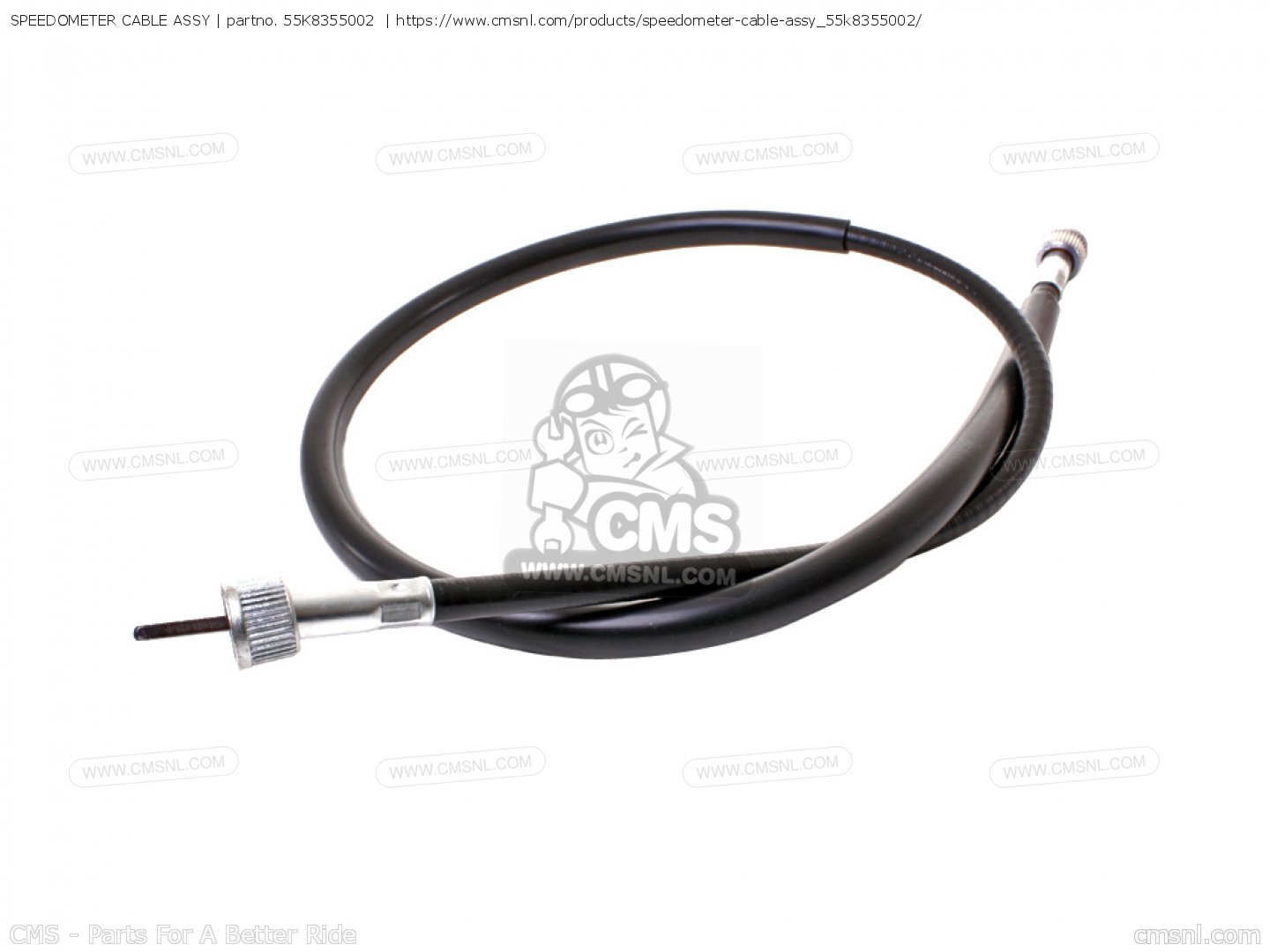 55K8355002 Speedometer Cable Assy Yamaha buy the 55K8355002 at CMSNL
