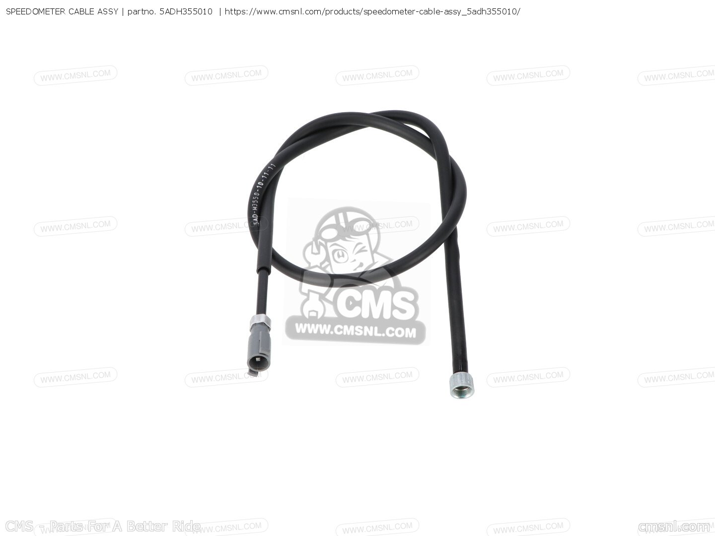 5ADH355010 Speedometer Cable Assy Yamaha buy the 5ADH355010 at CMSNL