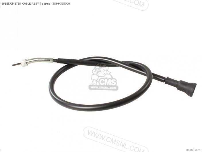 Yamaha SPEEDOMETER CABLE ASSY 3SHH355000