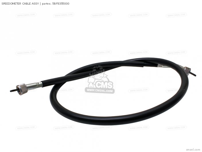 Yamaha SPEEDOMETER CABLE ASSY 5BF8355000