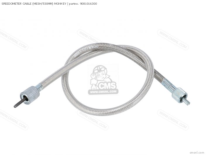 Kitaco SPEEDOMETER CABLE (MESH/530MM) MONKEY 9081016300