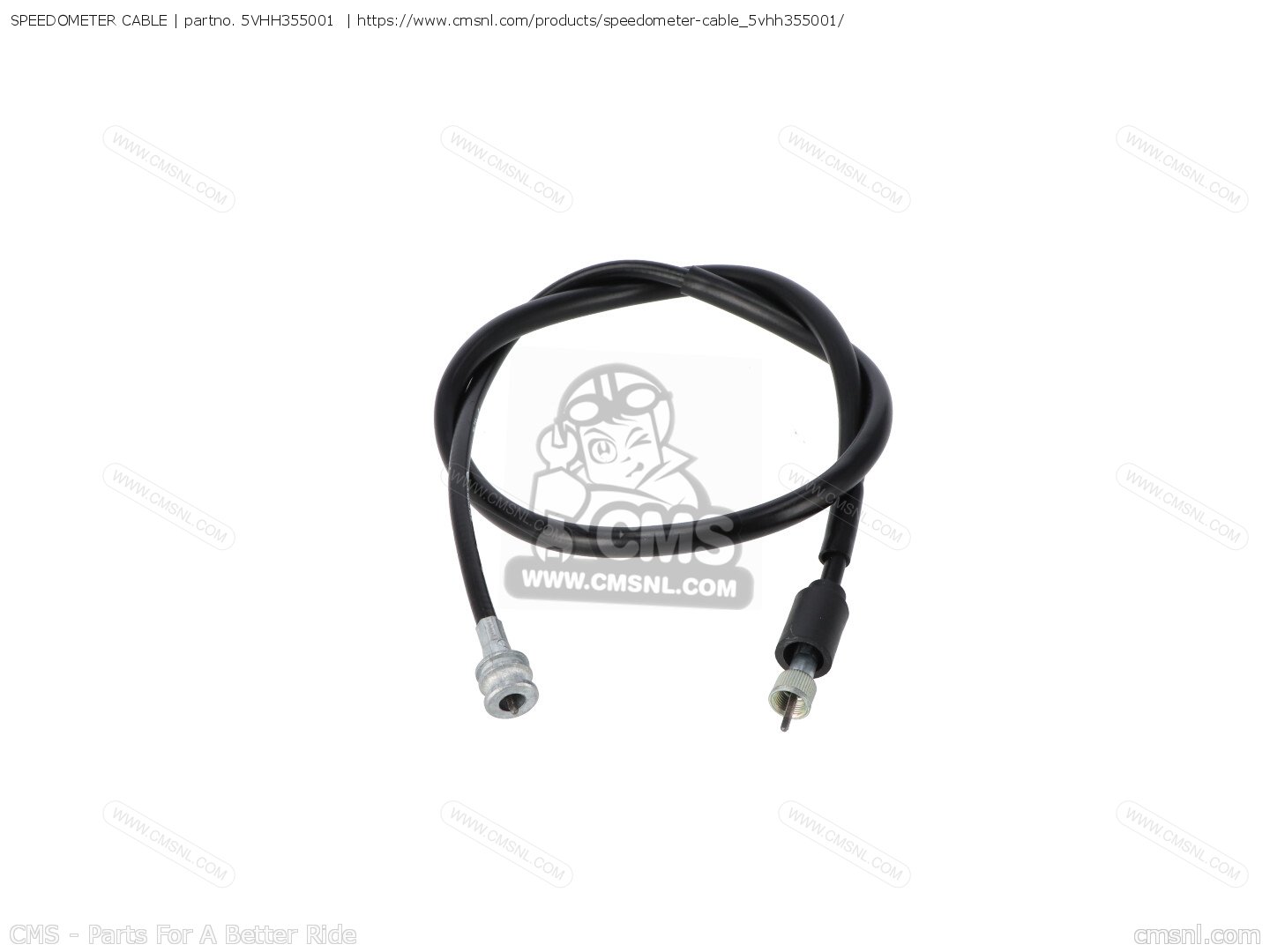 5VHH355001 Speedometer Cable Yamaha buy the 5VHH35500100 at CMSNL