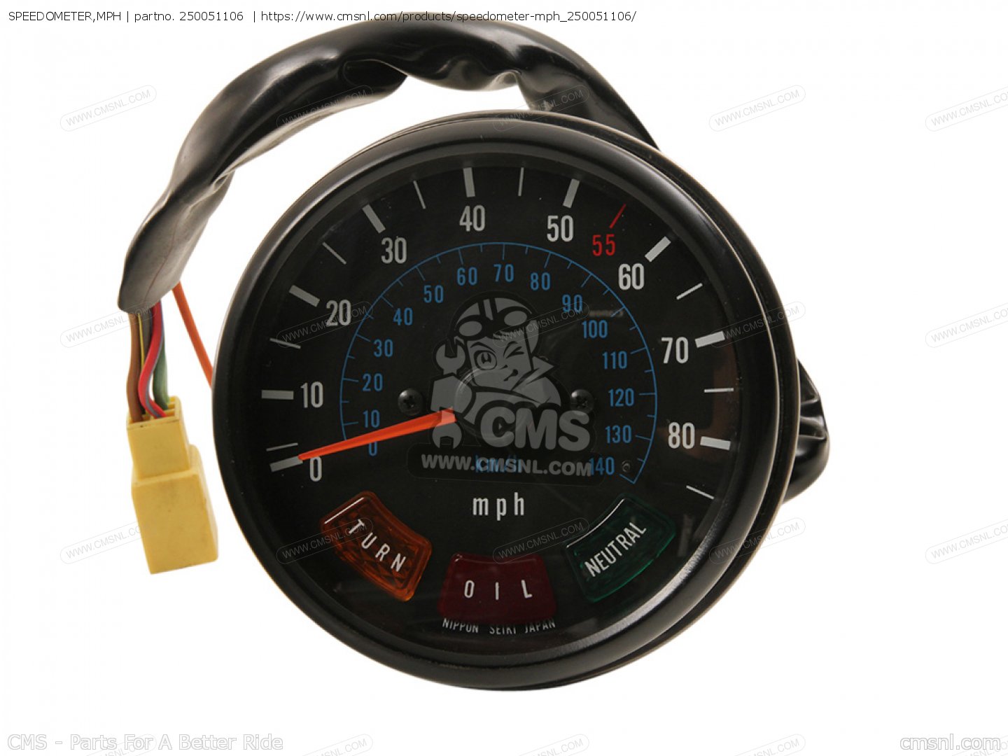 250051106 Speedometer,mph Kawasaki buy the 250051106 at CMSNL