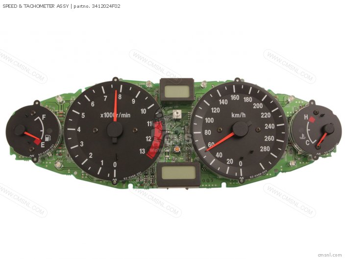 Suzuki SPEED & TACHOMETER ASSY 3412024F02