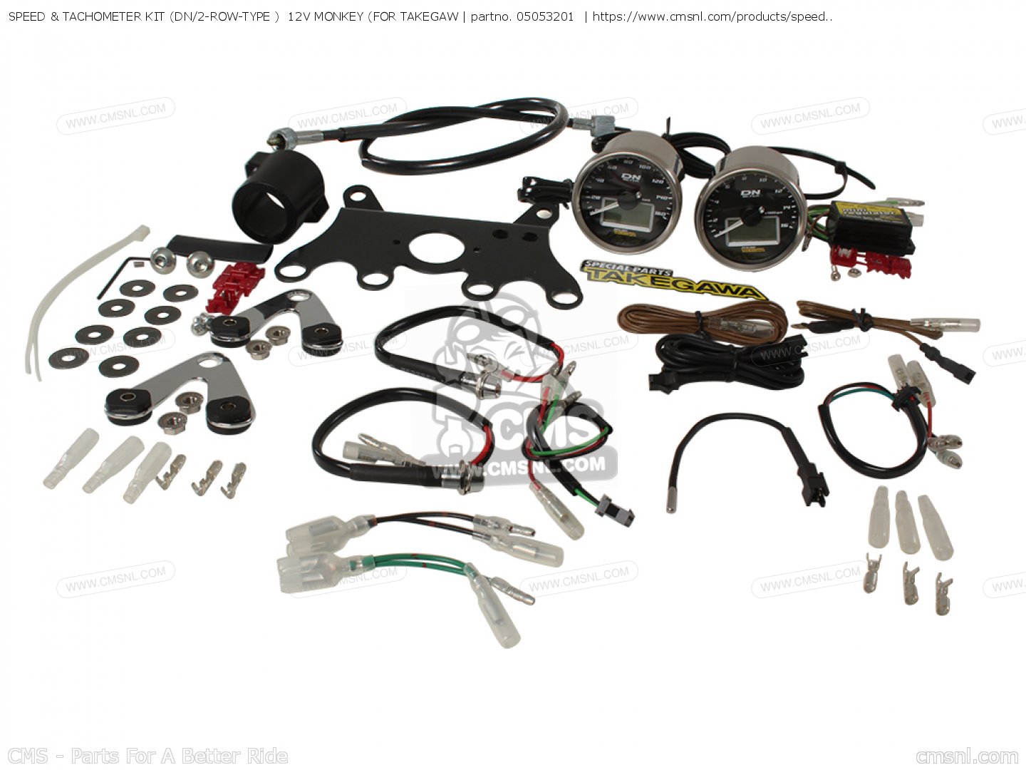 05053201 Speed & Tachometer Kit (dn/2rowtype ) 12v Monkey (for Takegaw Takegawa buy the 05