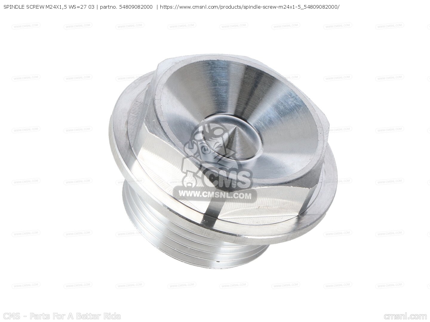 SPINDLE SCREW M24X1,5 WS=27 03 SPINDLE SCREW M24X1,5 WS=27 03