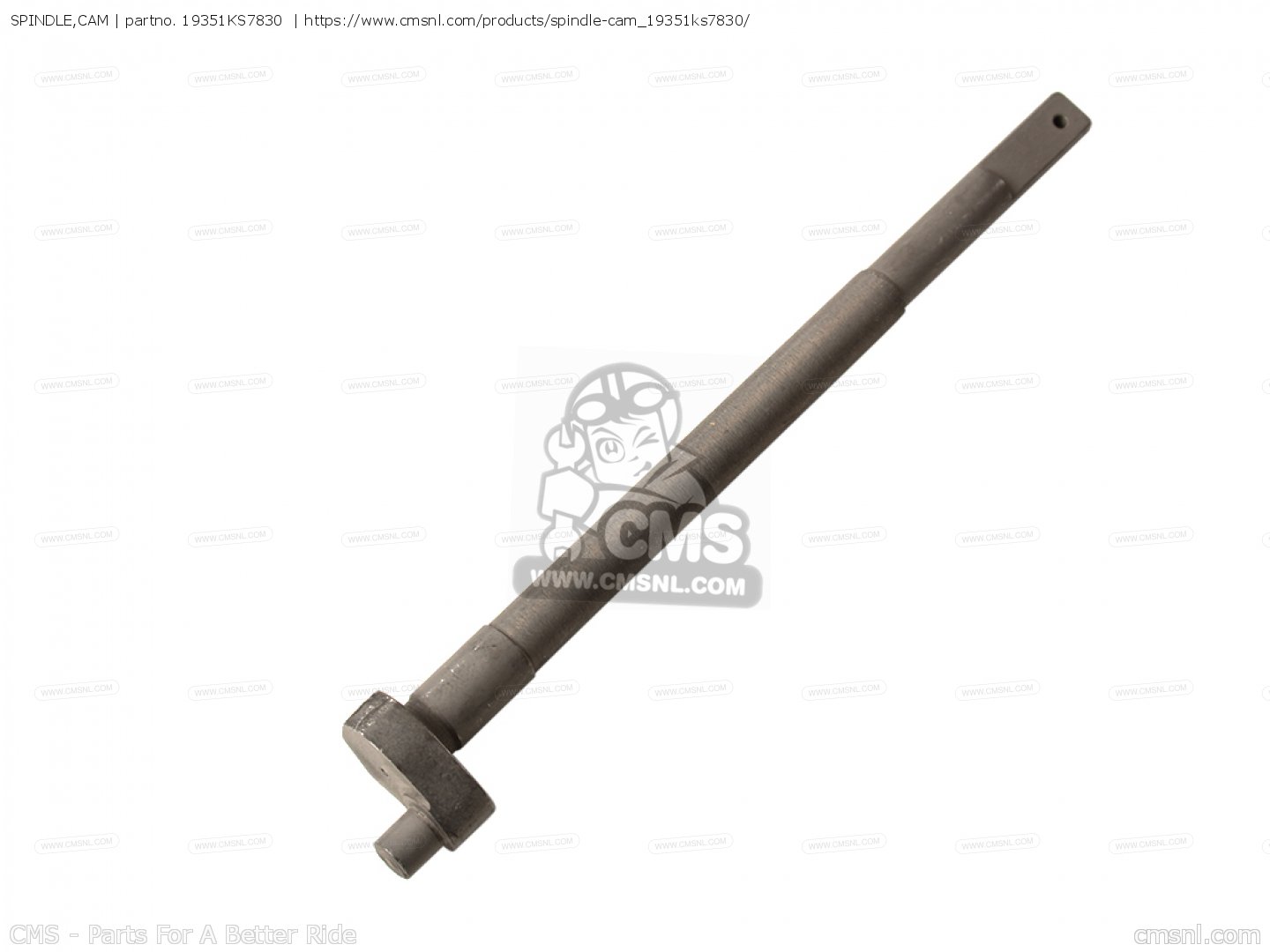 Spindle Camera 19351KS7830: SPINDLE,CAM Honda - buy the 19351-KS7-830 at CMSNL