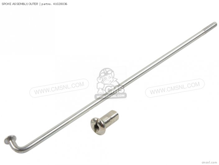 Kawasaki SPOKE ASSEMBLY,OUTER 41028036 Kawasaki SPOKE ASSEMBLY,OUTER 41028036