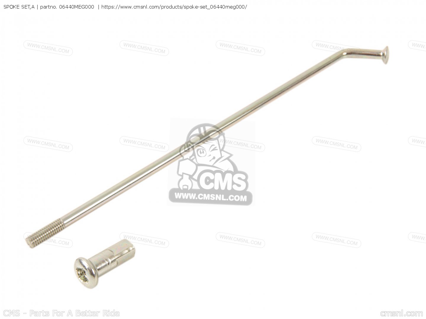 SPOKE SET,A for VT750C2 2008 (8) IRELAND / KMH order at CMSNL