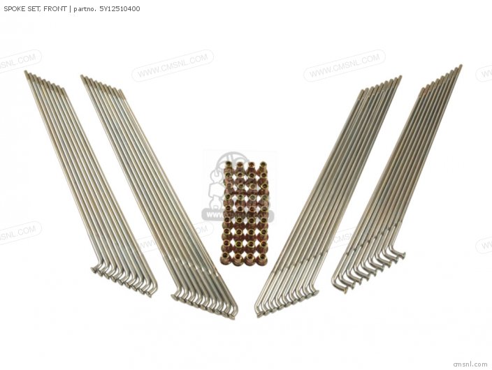 5Y12510400 Spoke Set, Front Yamaha buy the 5Y12510400 at CMSNL