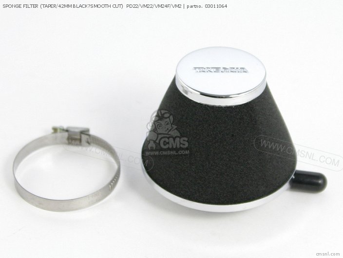 Sponge Filter (taper/42mm Black?smooth Cut)  Pd22/vm22/vm24f/vm2 photo