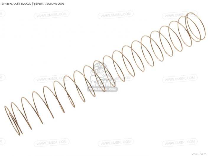 Honda SPRING,COMPR.COIL 16050MS2601