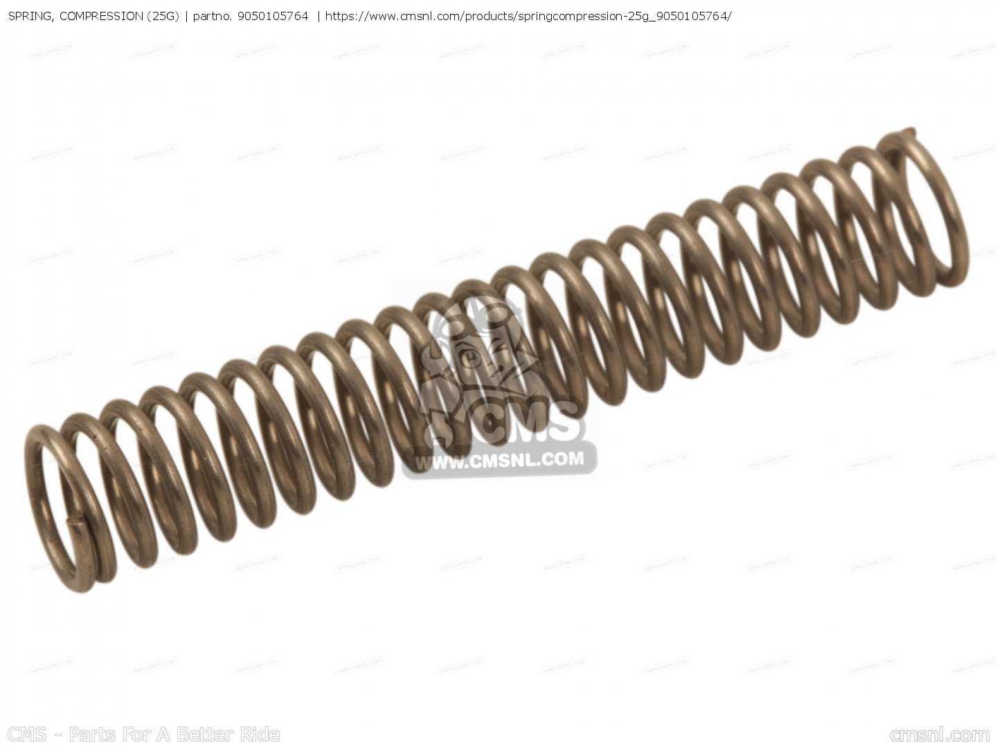 9050105764: SPRING, COMPRESSION (25G) Yamaha - buy the 90501-05764-00 ...