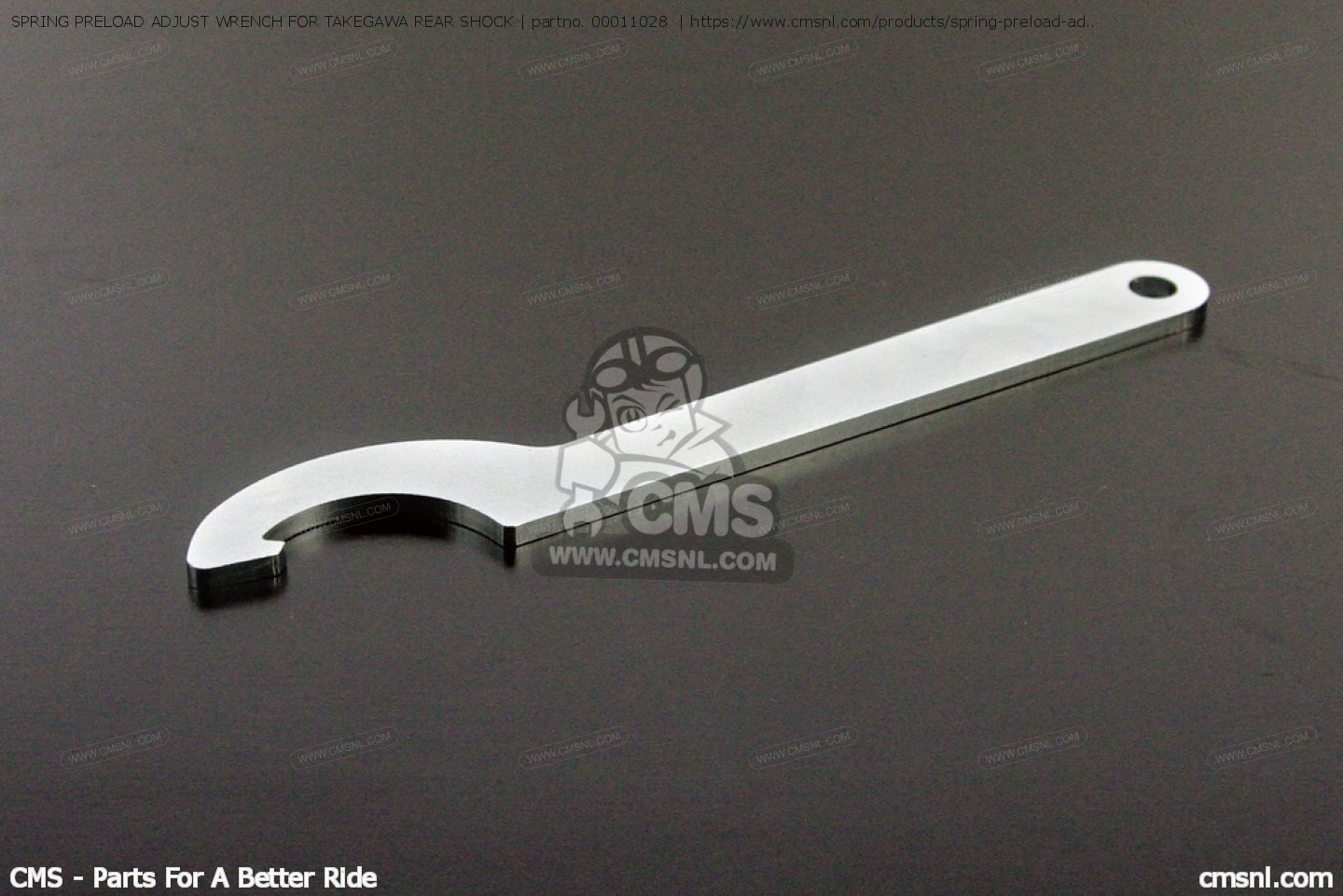 00011028 Spring Preload Adjust Wrench For Takegawa Rear Shock Takegawa