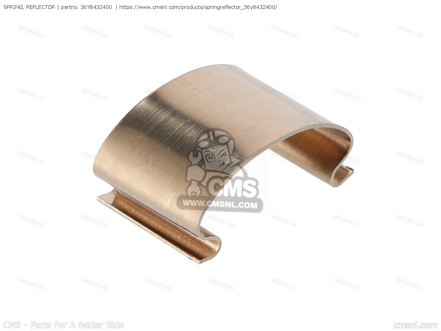 36Y8432400: SPRING, REFLECTOR Yamaha - buy the 36Y-84324-00-00 at CMSNL