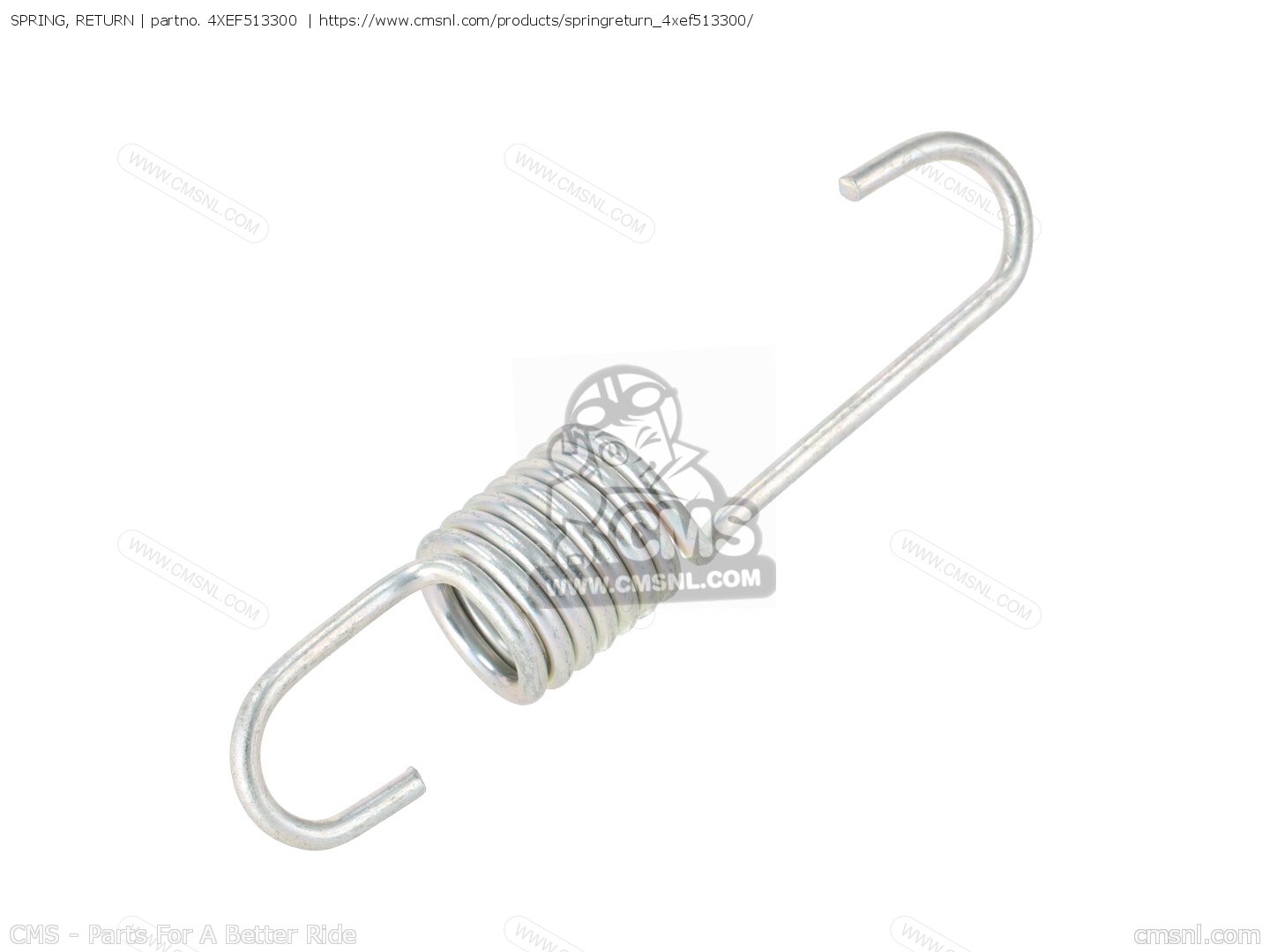4XEF513300: SPRING, RETURN Yamaha - buy the 4XE-F5133-00-00 at CMSNL