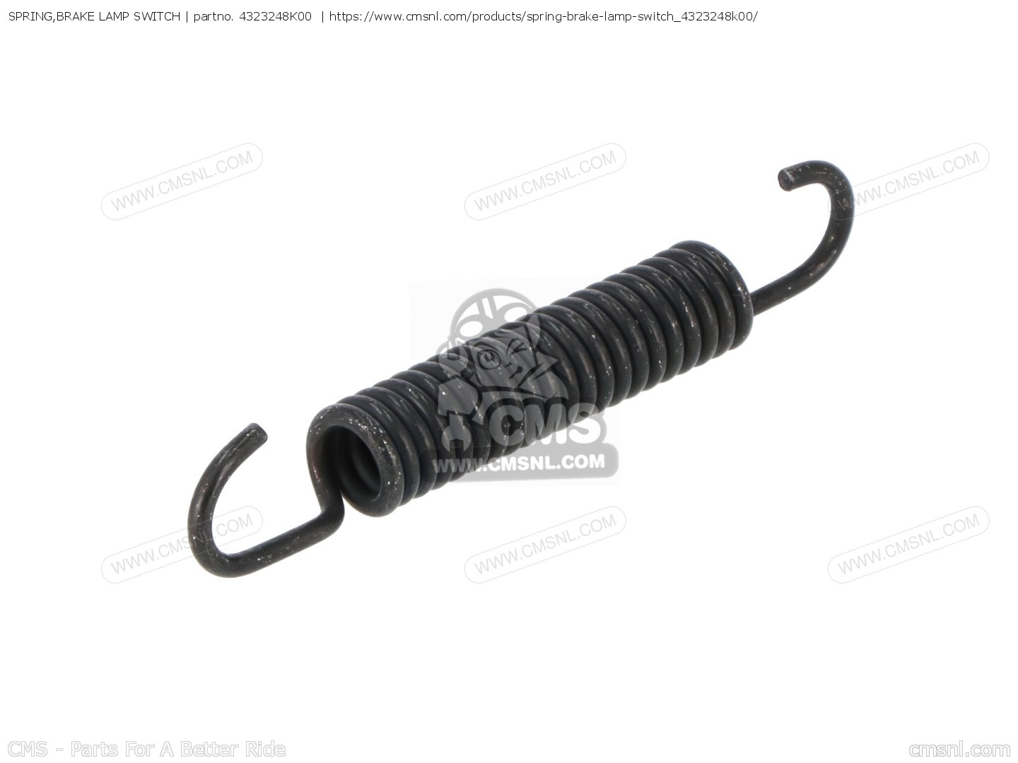 4323248K00: SPRING,BRAKE LAMP SWITCH Suzuki - buy the 43232-48K00 at CMSNL