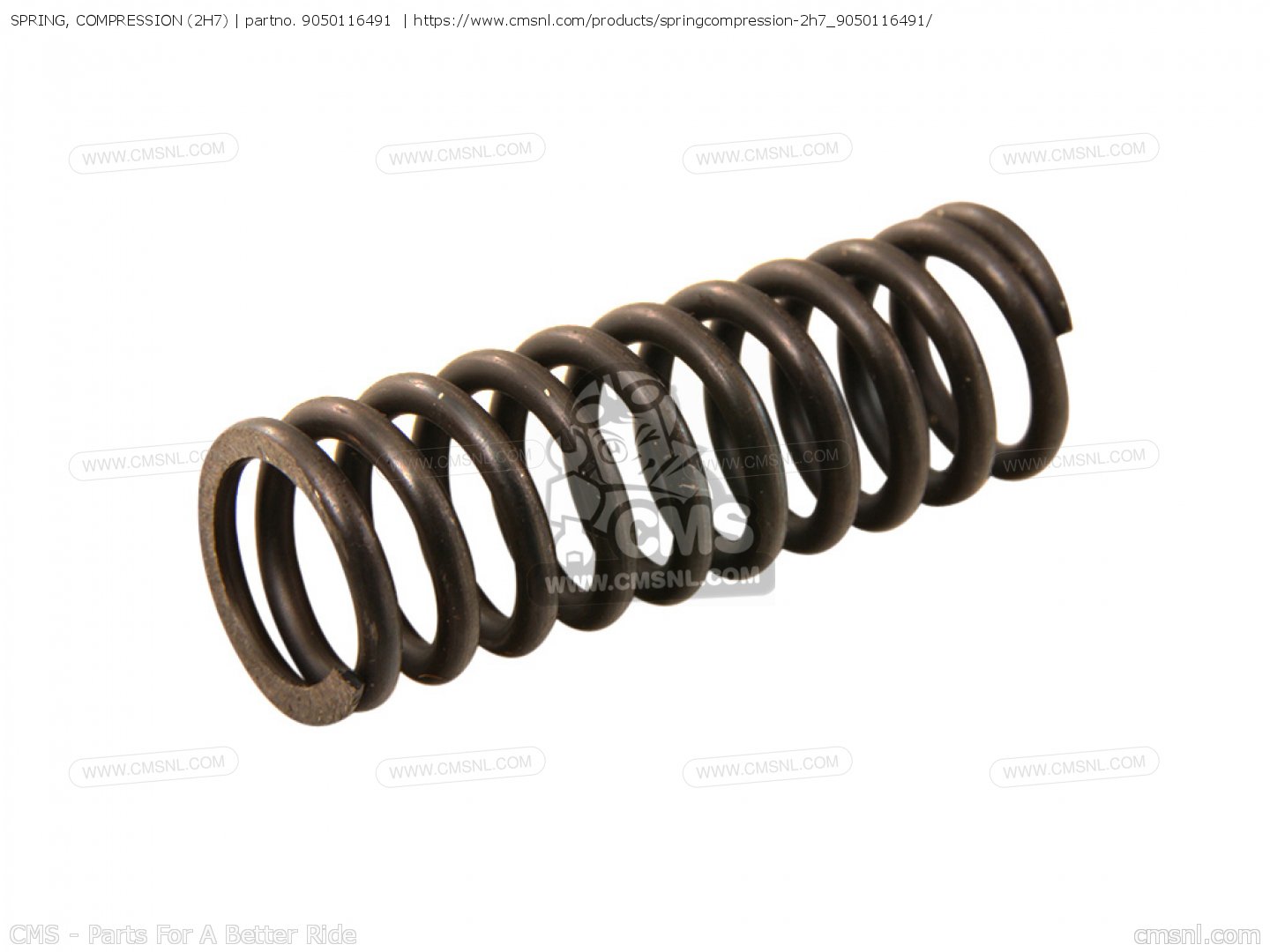 9050116491: Spring, Compression (2h7) Yamaha - buy the 90501-16491 