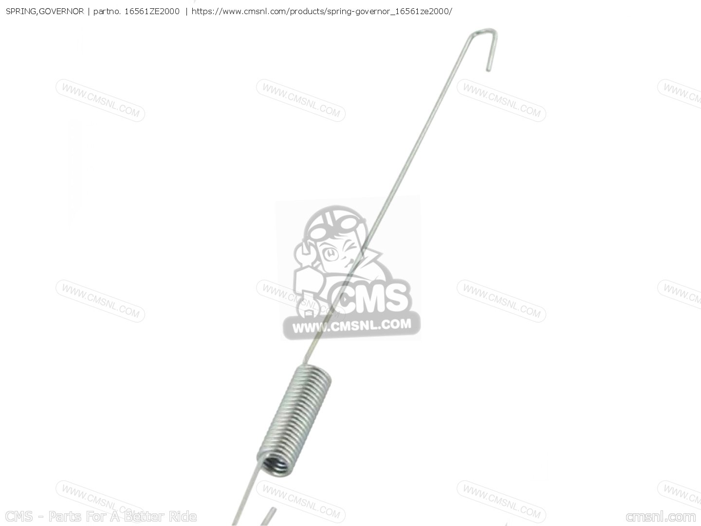 SPRING,GOVERNOR for GX270\VSD7\14ZH90E9 order at CMSNL