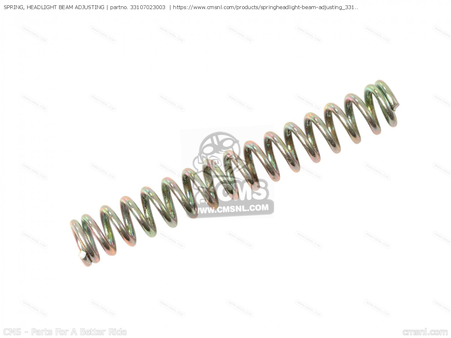 SPRING, HEADLIGHT BEAM ADJUSTING for ATC250R 1985 (F) CANADA order at