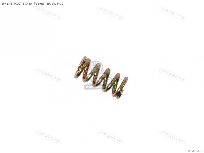 Yamaha SPRING, PILOT SCREW 3F71413400