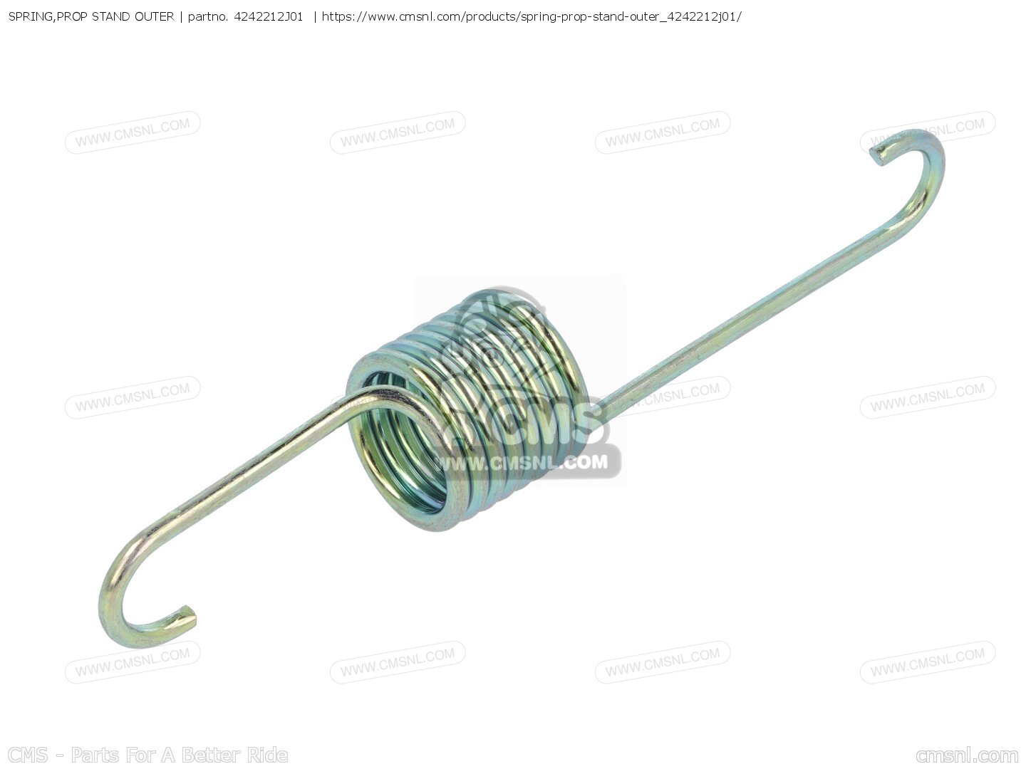 4242212J01: SPRING,PROP STAND OUTER Suzuki - buy the 42422-12J01 at CMSNL