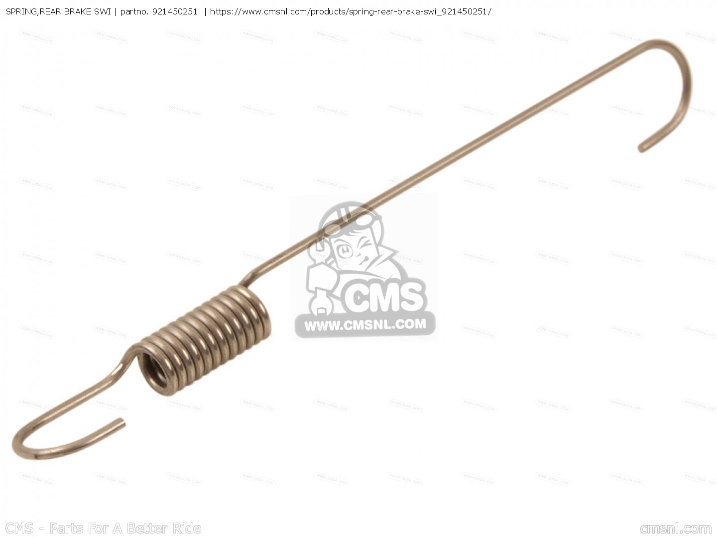 921450251: SPRING,REAR BRAKE SWI Kawasaki - buy the 92145