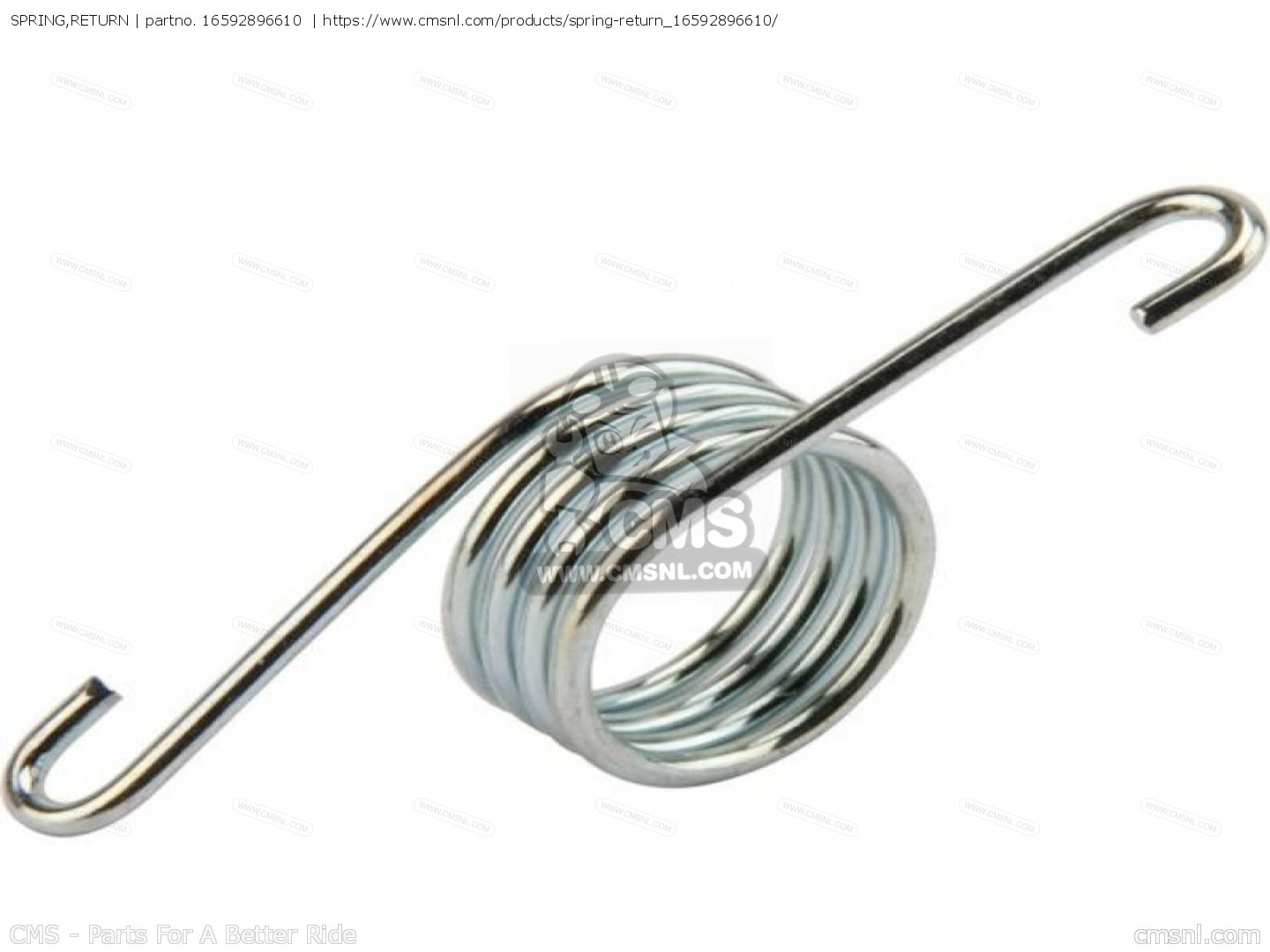 SPRING,RETURN for G100\Q\14ZG02E1 order at CMSNL