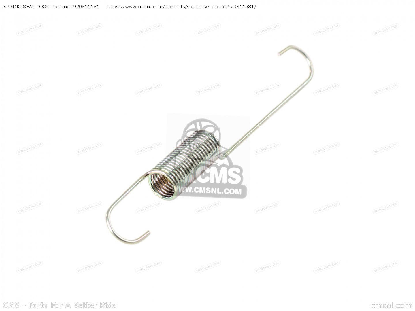 920811581 Spring,seat Lock Kawasaki buy the 920811581 at CMSNL
