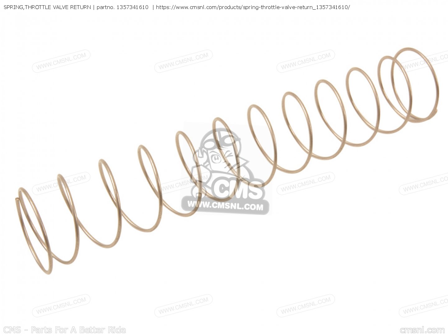 SPRING,THROTTLE VALVE RETURN for PE250 1981 (X) (E01 E02 E04 E15 E21