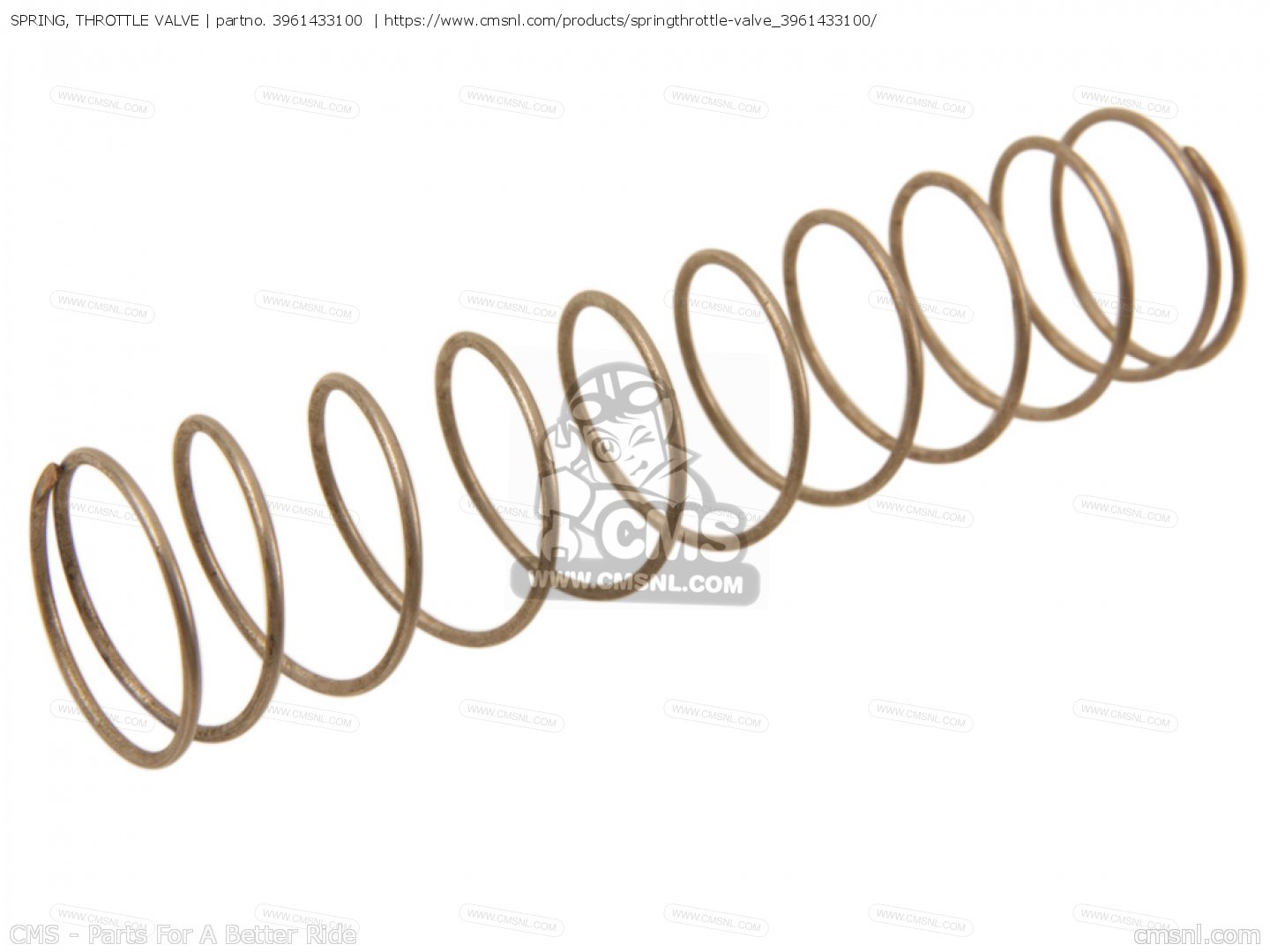 SPRING, THROTTLE VALVE for RD200 1974 USA order at CMSNL