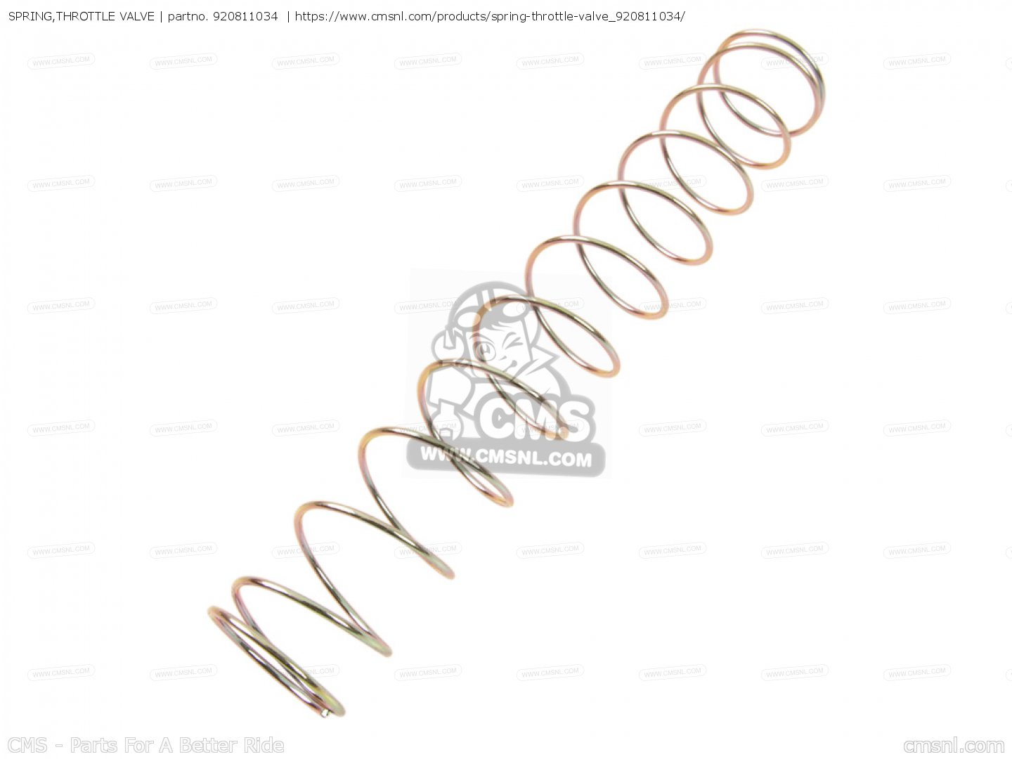 920811034 Spring,throttle Valve Kawasaki buy the 920811034 at CMSNL