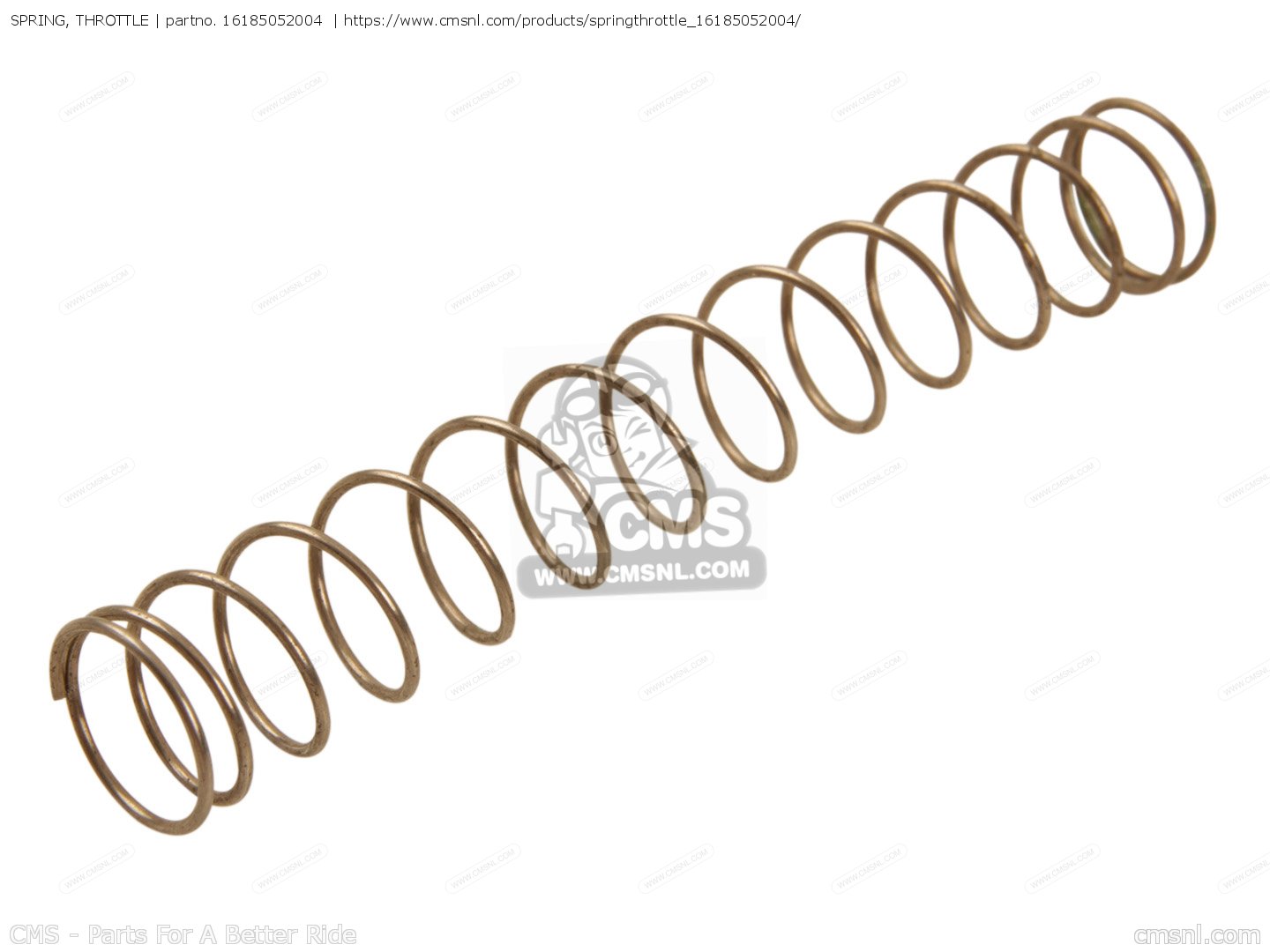 16185052004: Spring, Throttle Honda - buy the 16185-052-004 at CMSNL