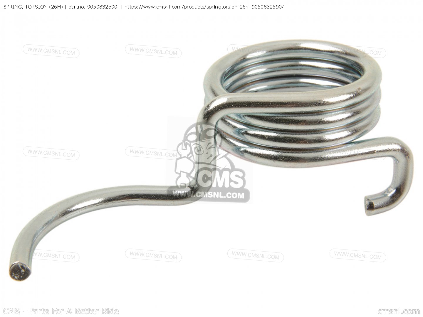 9050832590: Spring, Torsion (26h) Yamaha - buy the 90508-32590 at CMSNL