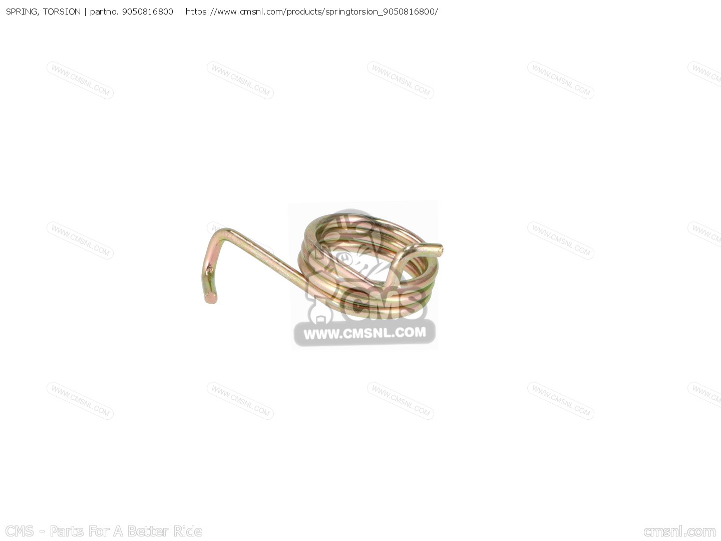 9050816800 Spring, Torsion Yamaha buy the 9050816800 at CMSNL
